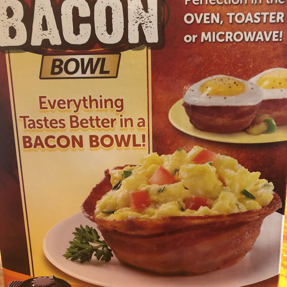 100 perfect bacon bowls new (no box) winner